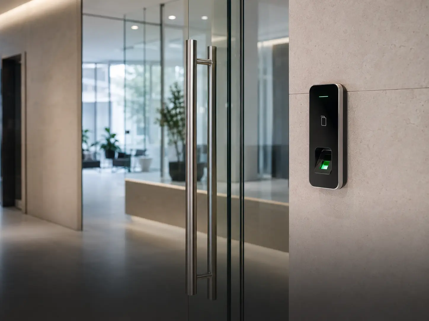 Modern biometric access control system
